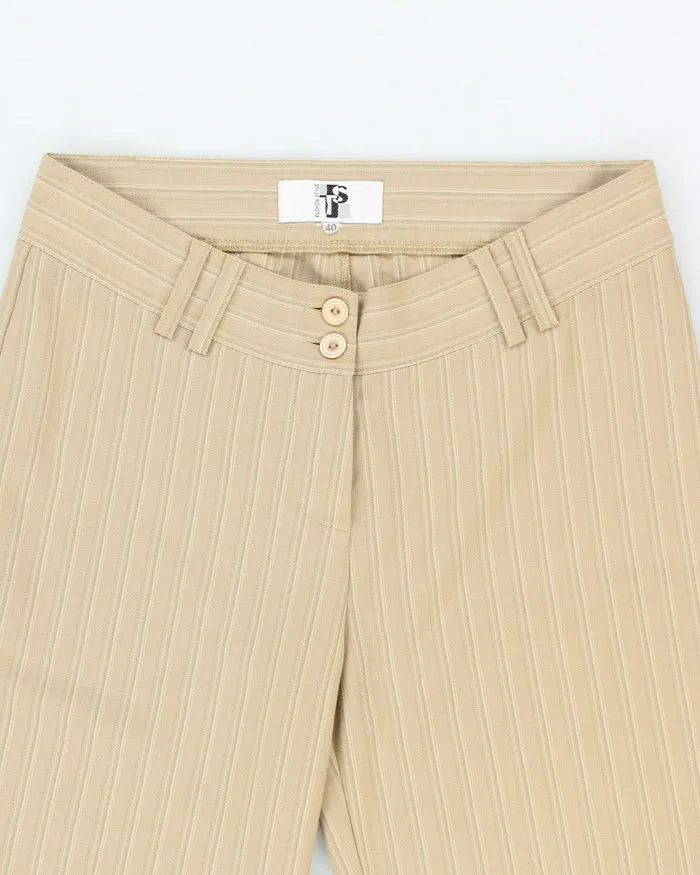 Vintage 90s Brown Stripe Trousers - W30 L33 sold by Rokit product image thumbnail 3