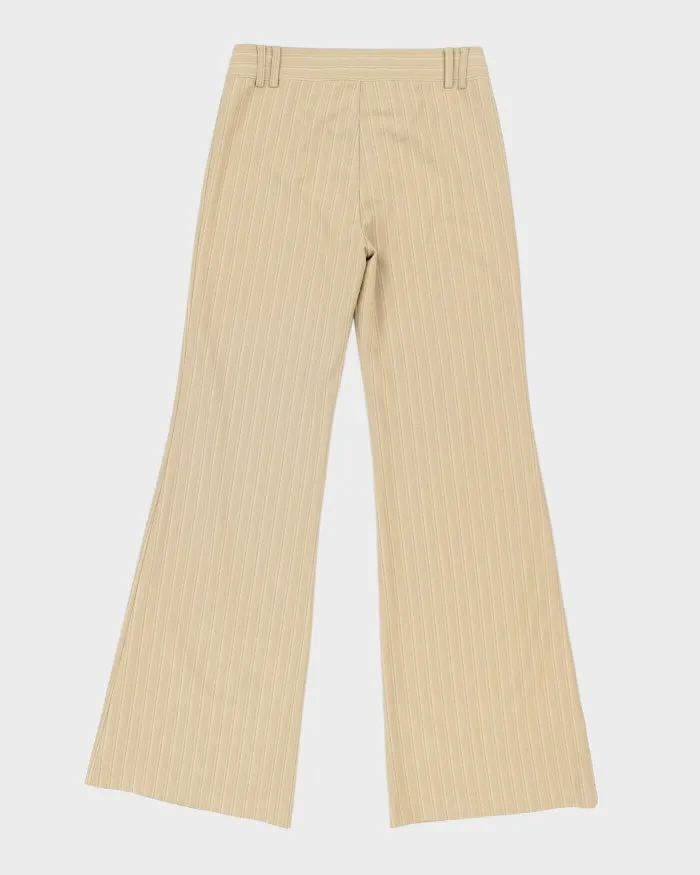 Vintage 90s Brown Stripe Trousers - W30 L33 sold by Rokit product image thumbnail 2