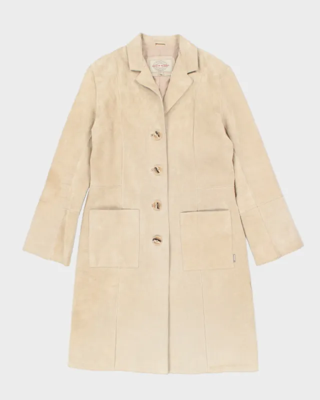 Vintage Scotts Suede Long Jacket - S sold by Rokit