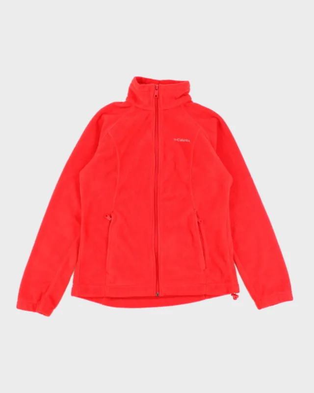 Columbia Red Full-Zip Fleece - S sold by Rokit