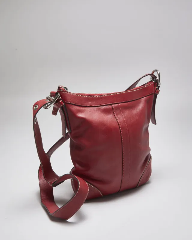 Coach Red Cross-body Bag sold by Rokit