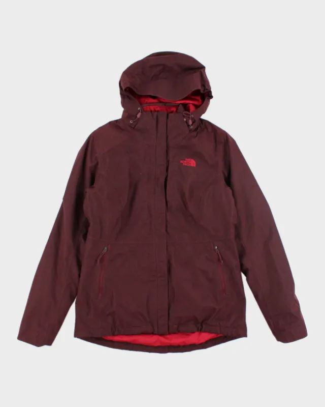 The North Face Purple Hooded Ski Jacket - M made by The North Face
