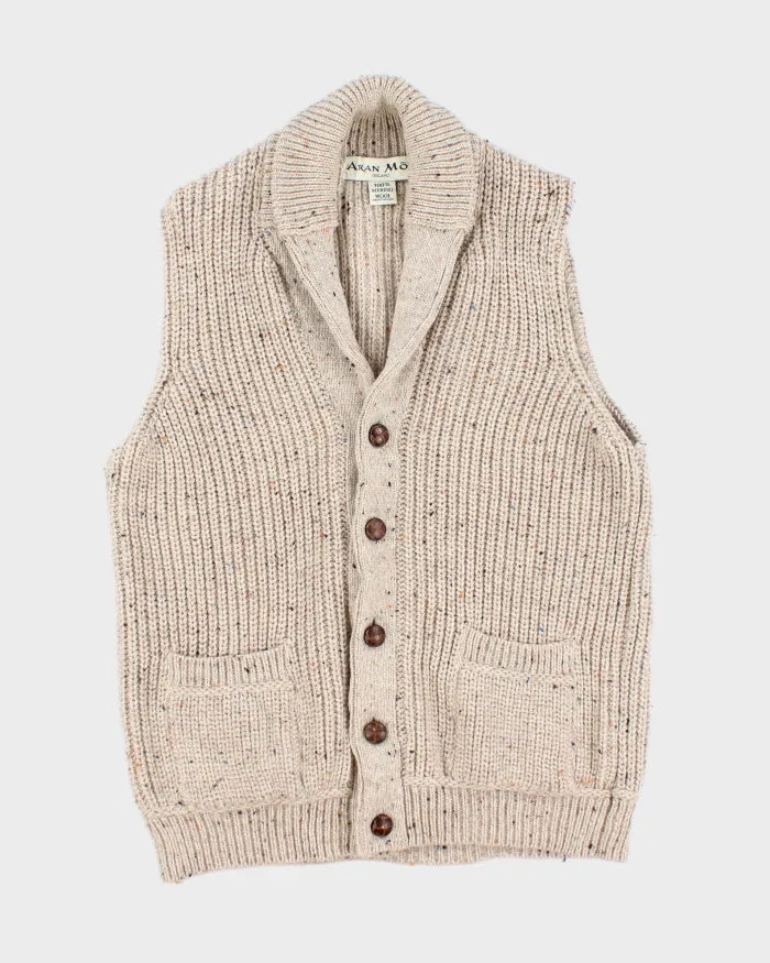 Vintage Aran Mor Merino Wool Tank Knit - L sold by Rokit