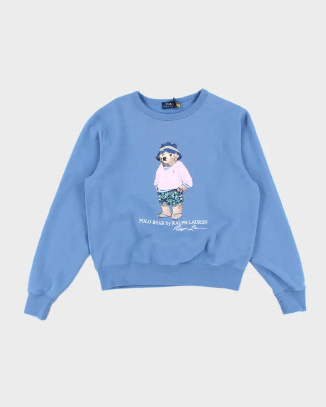 Vintage 2000's Ralph Lauren Polo Bear Sweatshirt - M sold by Rokit