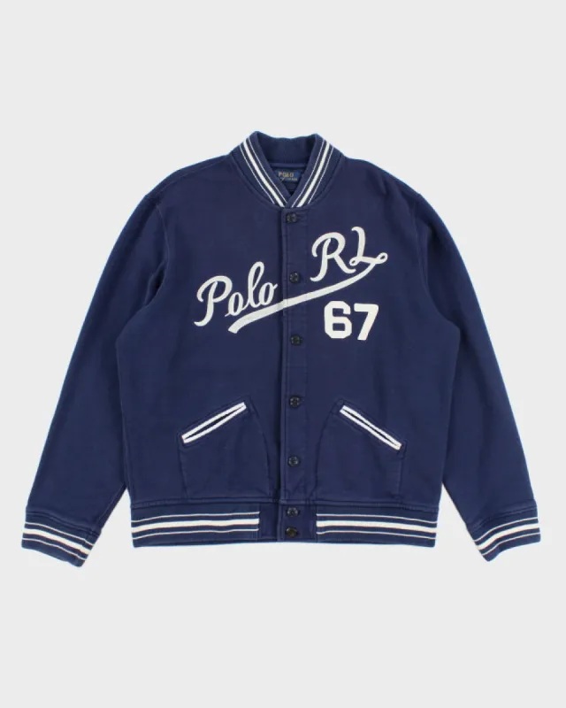 Vintage 90's Polo Ralph Lauren Embroidered Varsity Style Jacket - XL sold by Rokit