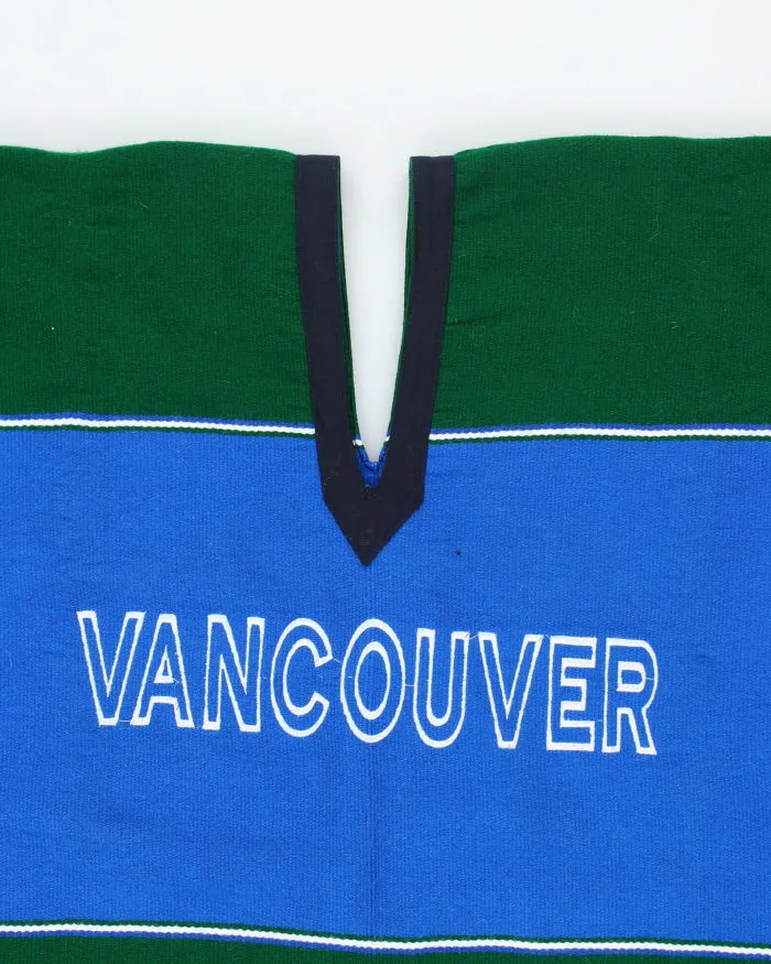 Vintage 90's Vancouver Canucks NHL Sleeveless Poncho - OS sold by Rokit product image thumbnail 3