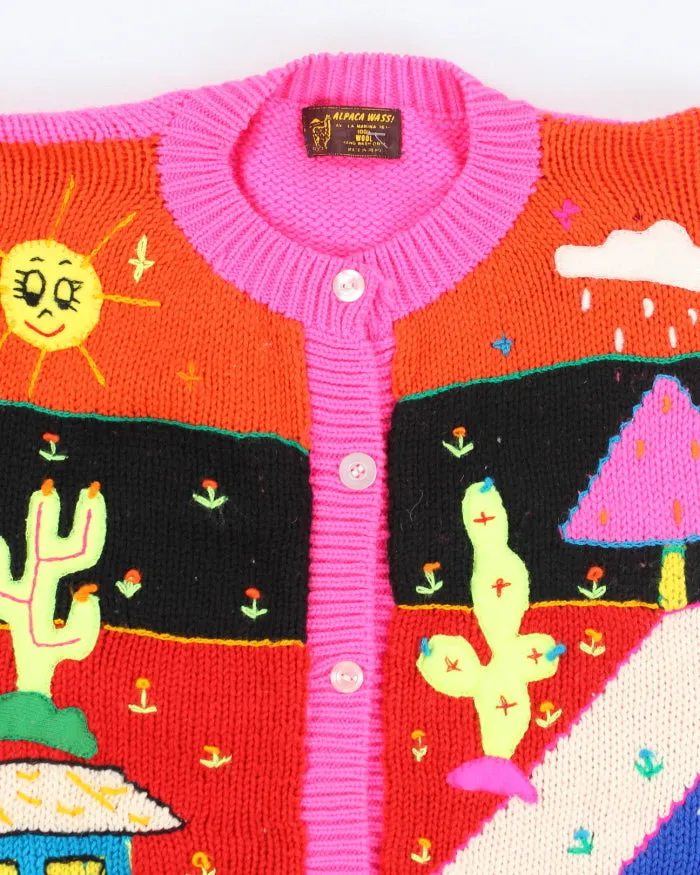 Vintage Alpaca Wassi Wool Cardigan - M sold by Rokit product image thumbnail 3