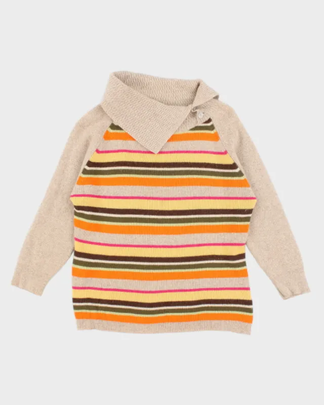 Vintage 90s A. Giannetti Cashmere  Stripped Jumper - L sold by Rokit