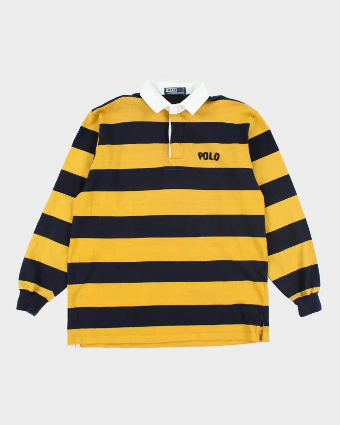 Polo Ralph Lauren Striped Long Sleeve Polo Shirt - XXL sold by Rokit