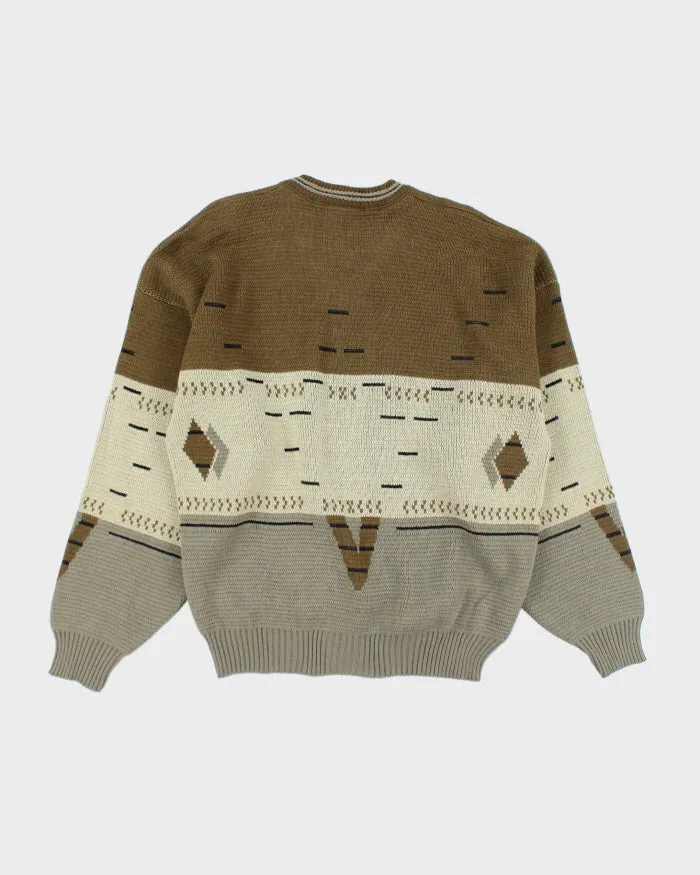 Vintage Cooper Green V-neck Wool Blend Knit Jumper - M sold by Rokit product image thumbnail 2