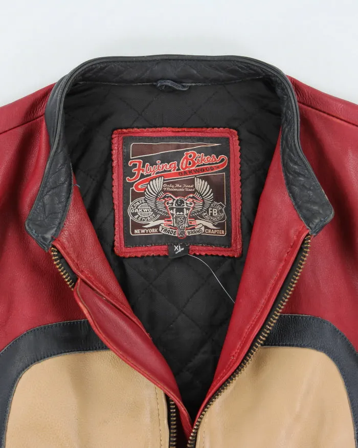 Vintage Leather Flying Biker Jacket - XL sold by Rokit product image thumbnail 3