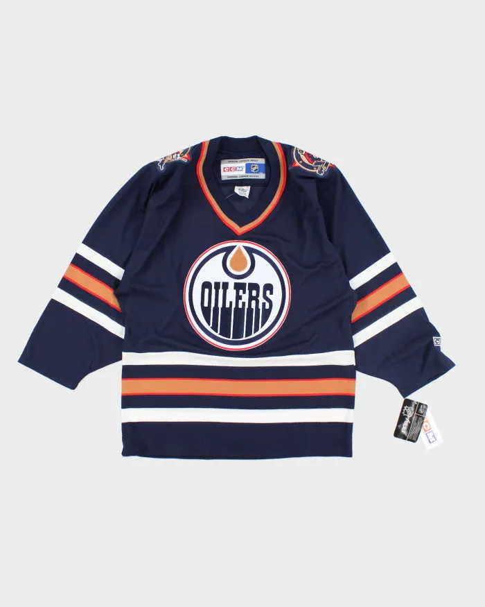 Vintage CCM Edmonton Oilers Oversized NHL Hockey Jersey - S sold by Rokit