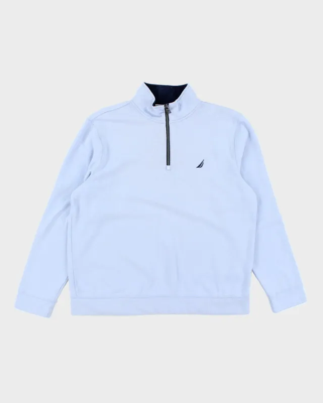 Vintage Nautica Quarter Zip Sweatshirt - L sold by Rokit