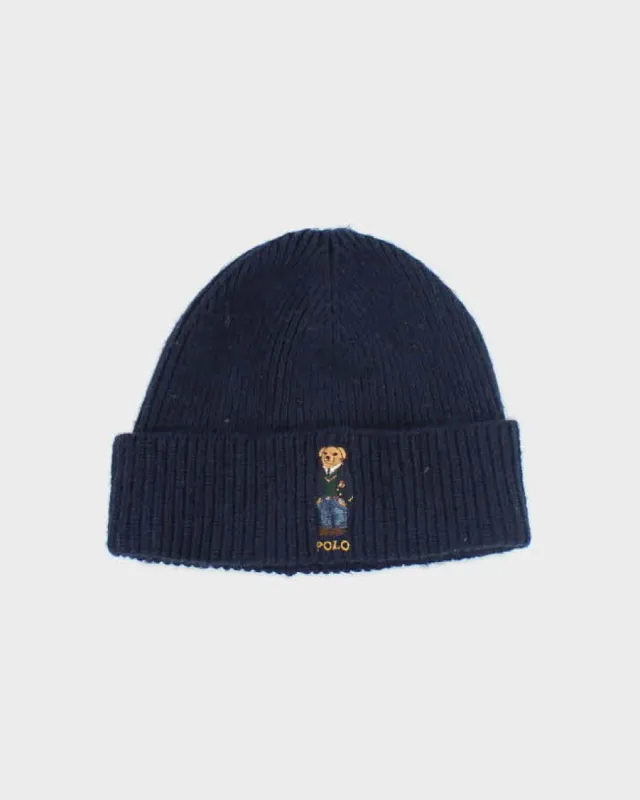Vintage Ralph Lauren Embroidered Teddy Beanie - OS sold by Rokit