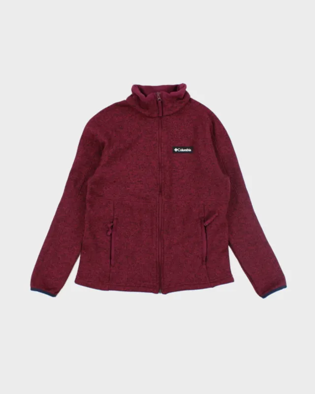 Columbia Purple Zip-up Fleece - XS sold by Rokit