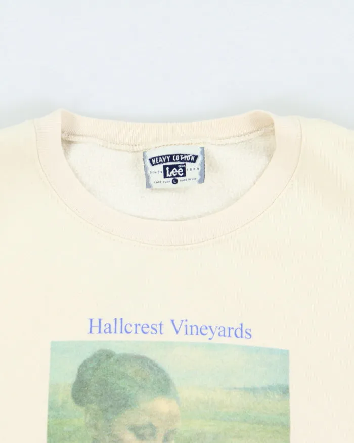 Vintage 90's Lee Hallcrest Vineyards Graphic Sweatshirt - L sold by Rokit product image thumbnail 3
