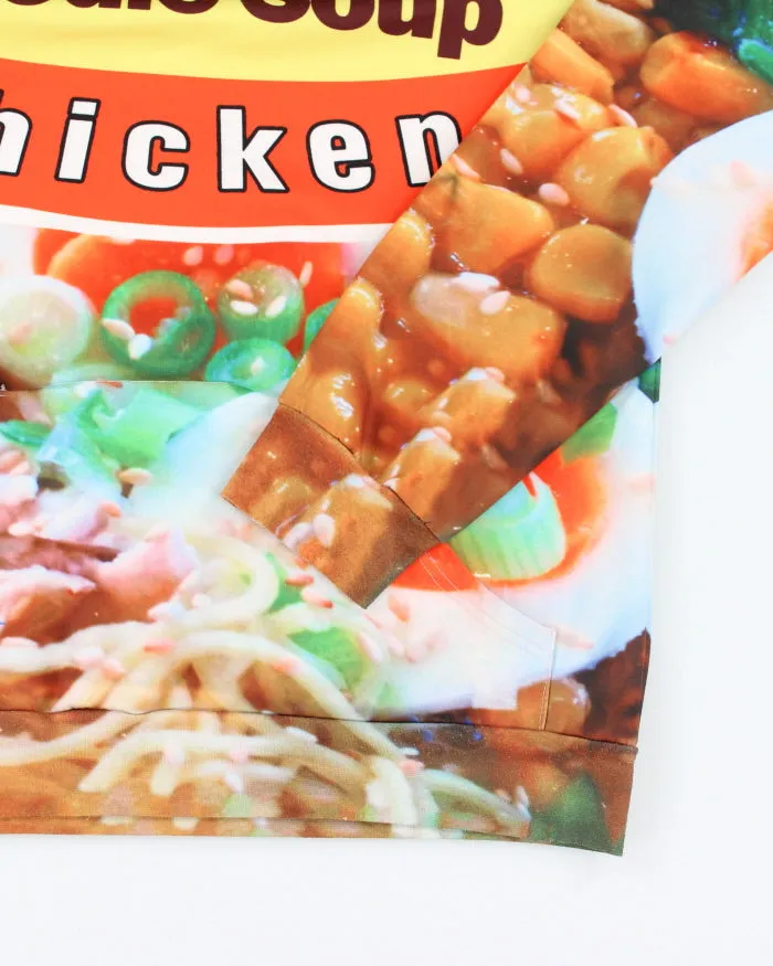 Vintage Y2K Ramen Noodle Soup All Over Print Hoodie - L sold by Rokit product image thumbnail 4