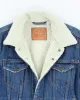 Vintage 2000's Levi's Fleece Lined Denim Jacket - L sold by Rokit