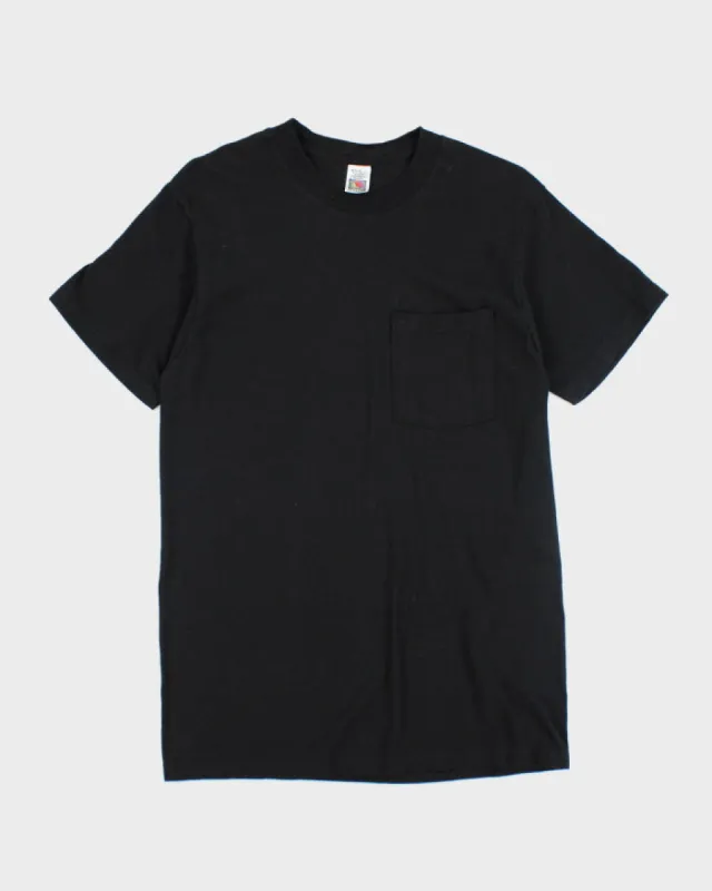 Vintage 90's Fruit of the Loom Blank Pocket T-Shirt - M sold by Rokit