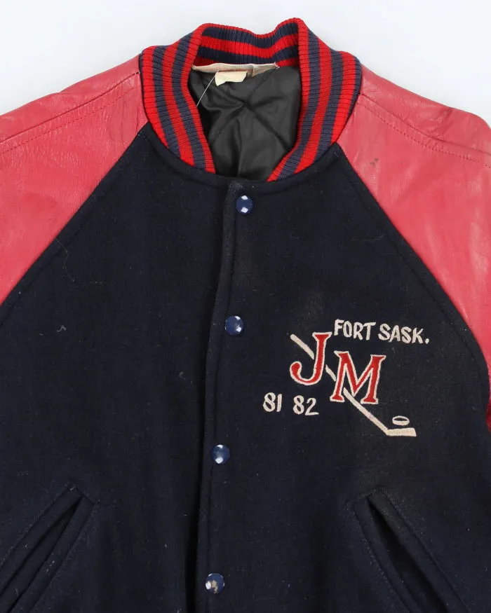 Vintage 80's Embroidered Heavyweight Varsity Jacket - M sold by Rokit product image thumbnail 3