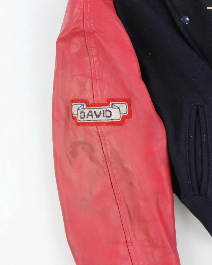 Vintage 80's Embroidered Heavyweight Varsity Jacket - M sold by Rokit product image thumbnail 5