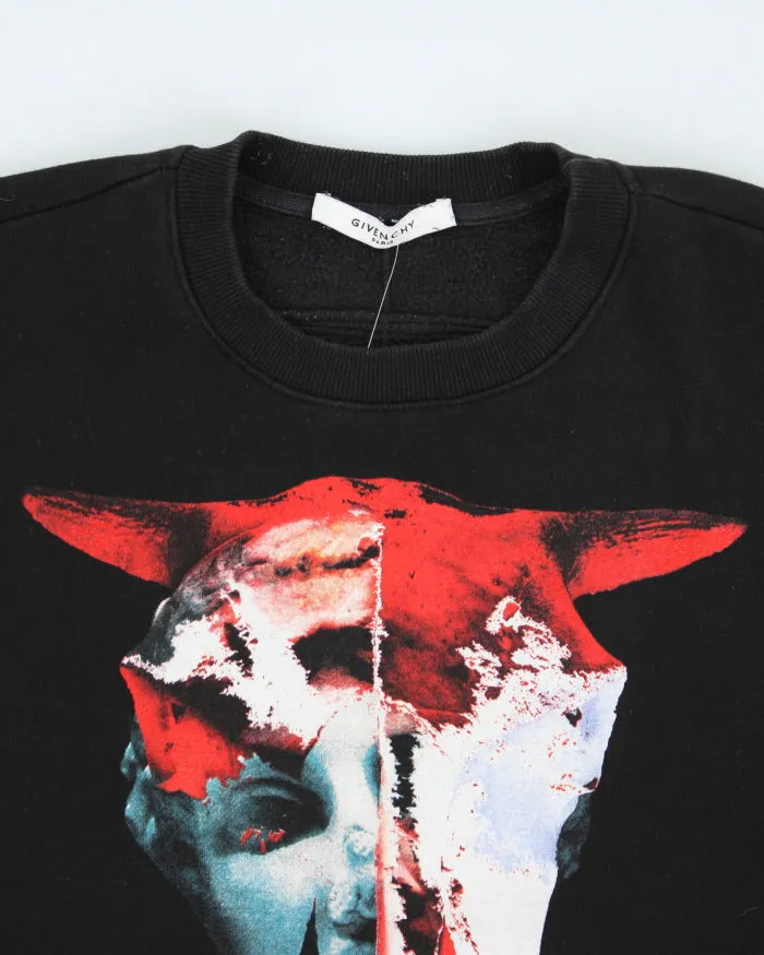 Vintage 2000's Givenchy Cow Head Skull Printed Sweatshirt - XL sold by Rokit product image thumbnail 3