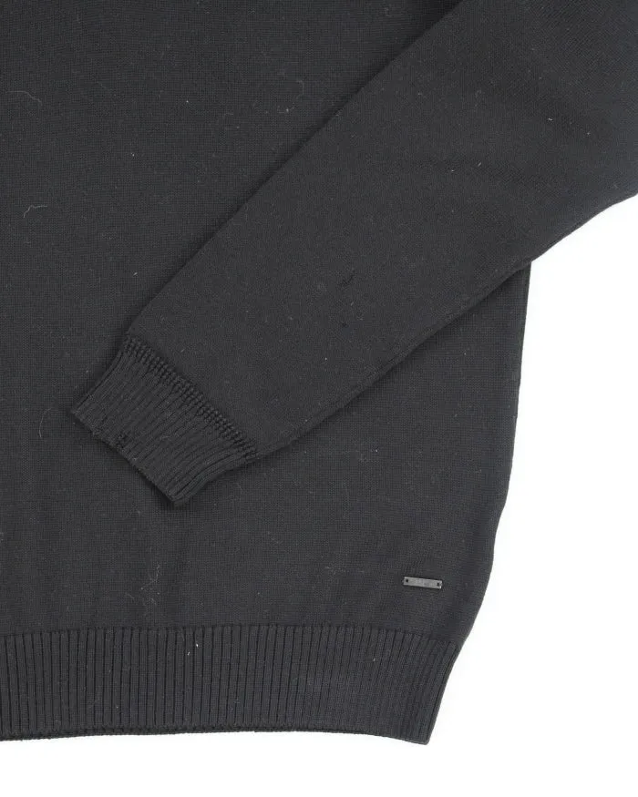 Vintage 2000's Hugo Boss Funnel Neck Merino Wool Knit Jumper - M sold by Rokit product image thumbnail 4