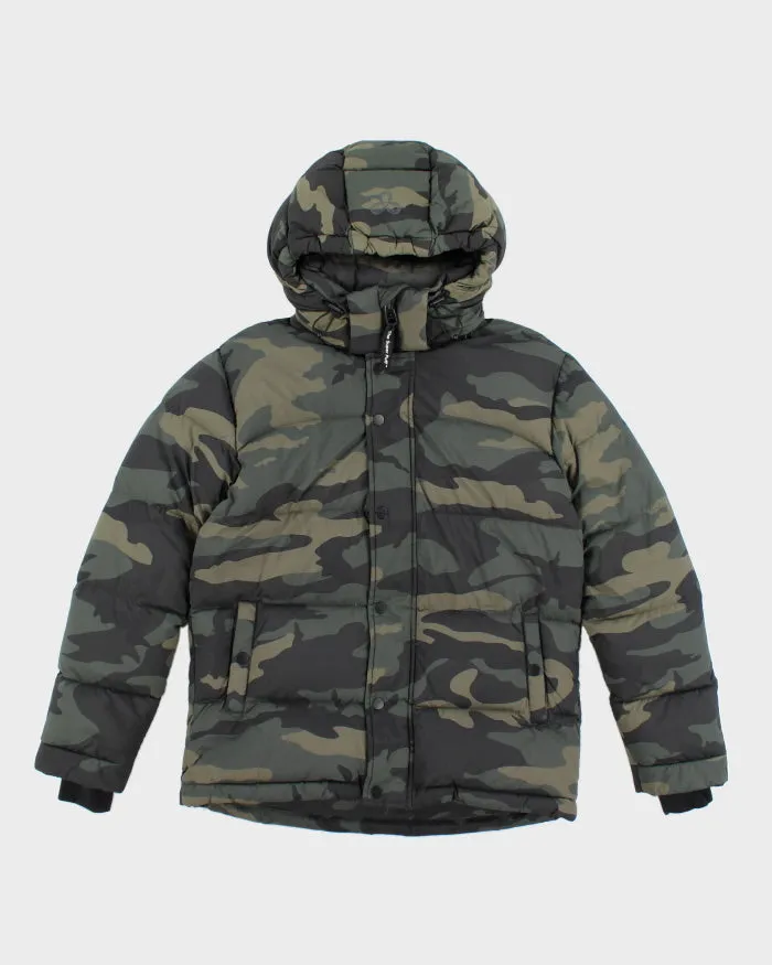 Vintage TNA Super Puff Lightweight Hooded Puffer Jacket - XS sold by Rokit