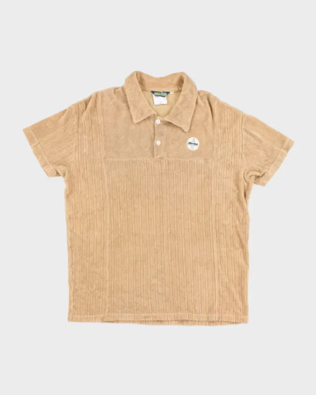 Vintage Y2K Diesel Ribbed Short Sleeve Polo Shirt - L made by Diesel