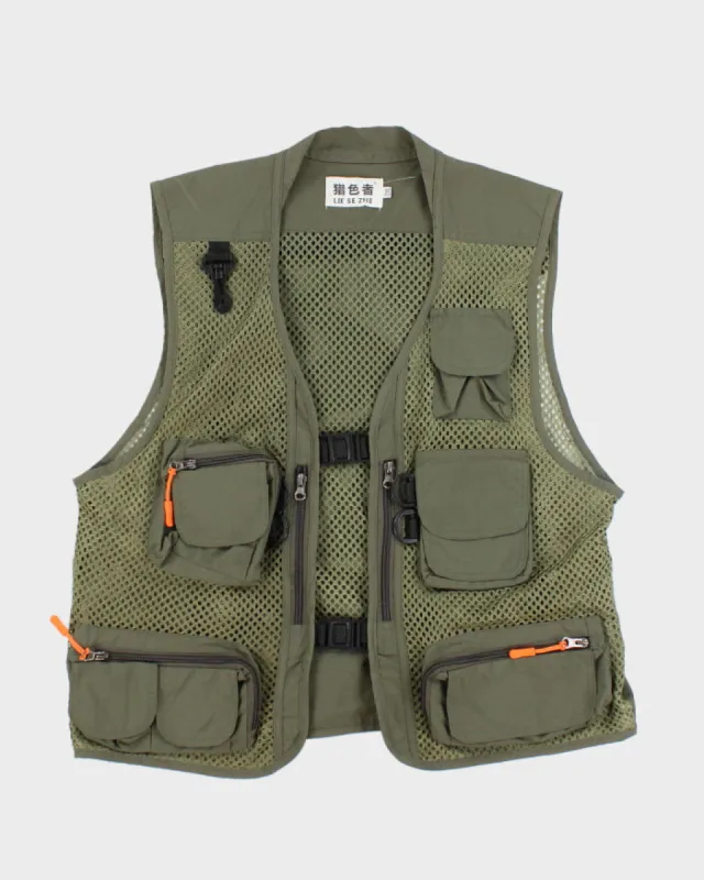 Vintage Lie Se Zhe Multi Pockets Lightweight Fisherman's Gilet - XXL sold by Rokit