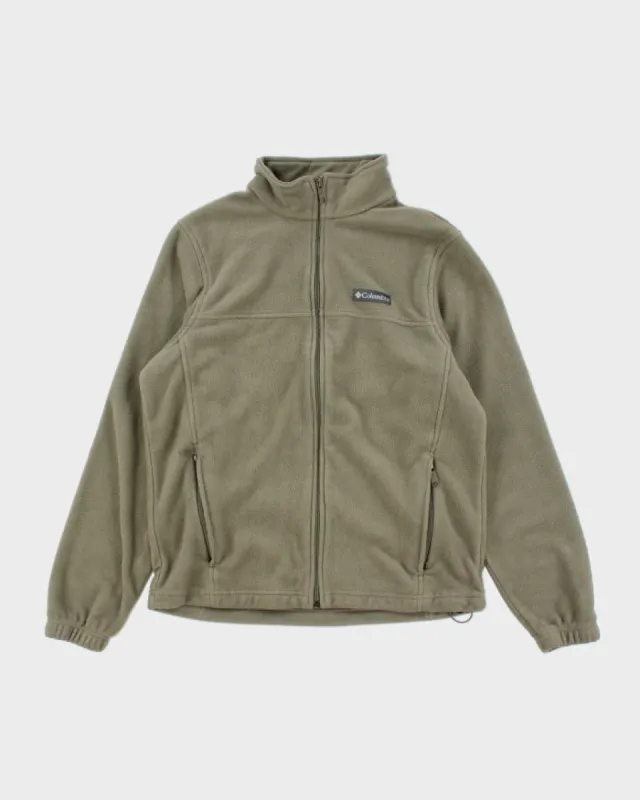 Columbia Khaki Full-zip Fleece - M sold by Rokit