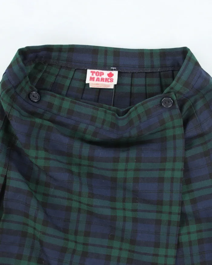Vintage Top Marks Checked Pleated Skirt - S sold by Rokit product image thumbnail 3