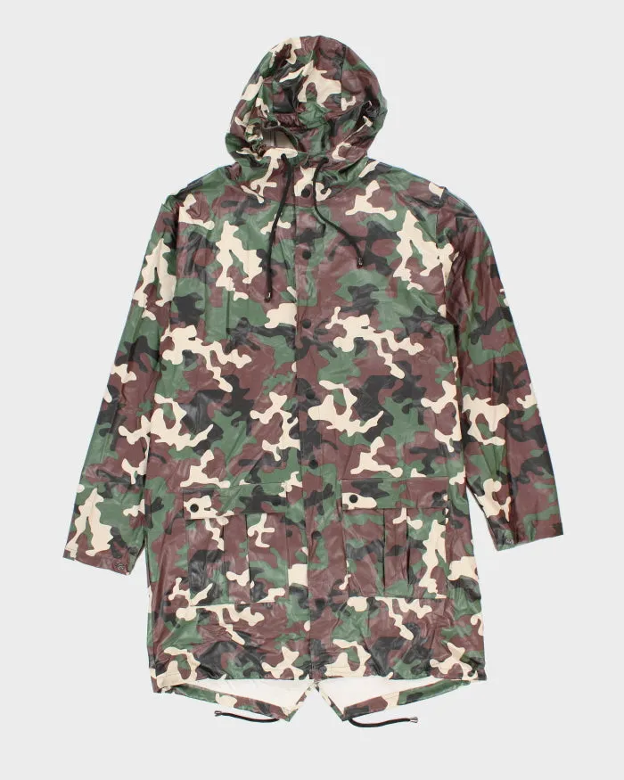 Vintage Rains Camouflage Waterproof Hooded Jacket - M sold by Rokit