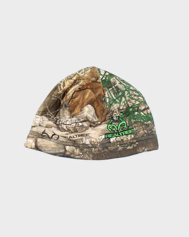 Vintage Y2K Real Tree Camouflage Toque Beanie - OS sold by Rokit