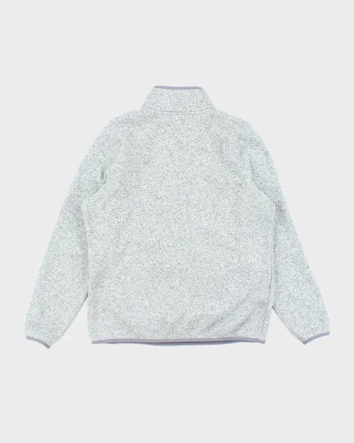 L.L.Bean Grey Quarter-Button Fleece - L sold by Rokit product image thumbnail 2