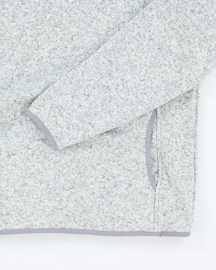 L.L.Bean Grey Quarter-Button Fleece - L sold by Rokit product image thumbnail 4