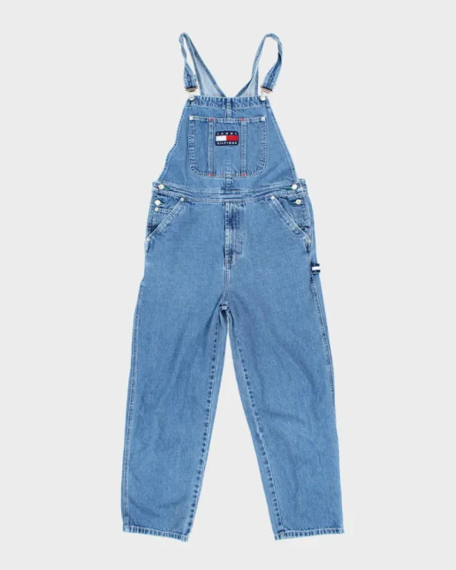 Vintage Y2K Tommy Hilfiger Medium Wash Denim Dungarees - W34 L27 sold by Rokit