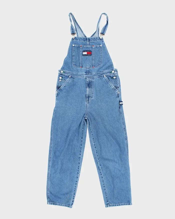 Vintage Y2K Tommy Hilfiger Medium Wash Denim Dungarees - W34 L27 sold by Rokit