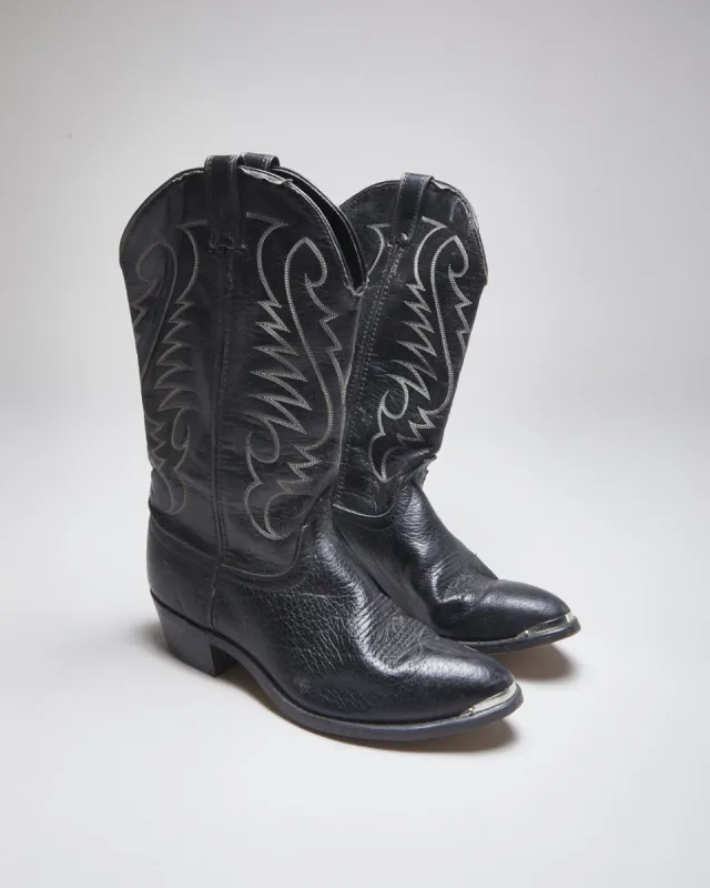 Vintage Black Cowboy Boots - UK7.5 sold by Rokit