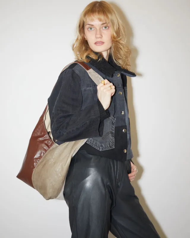 Rokit Originals Rework Suede Stevie Bag made by Rokit