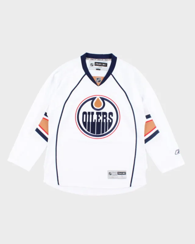 Vintage Reebok Edmonton Oilers Oversized NHL Hockey Jersey - S sold by Rokit