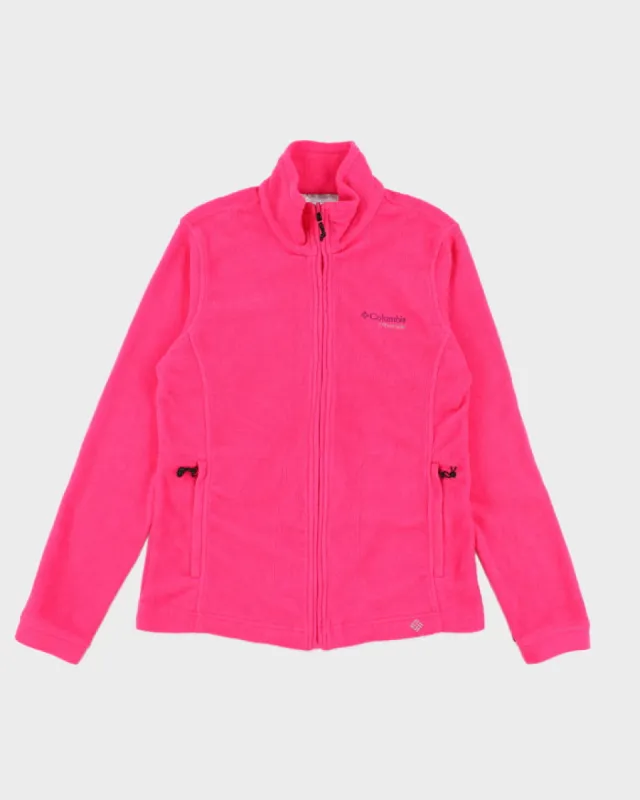 Columbia Pink Full-Zip Fleece - M sold by Rokit