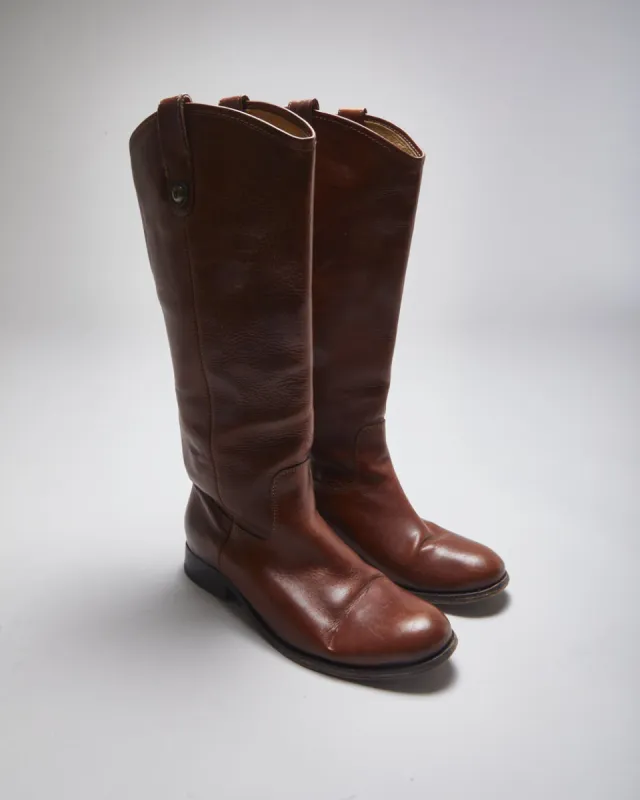Vintage Frye Brown Leather Boots - UK5.5 sold by Rokit