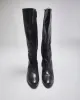 Cole Hann x Nike Air Black Leather Heeled Boots - UK4 sold by Rokit