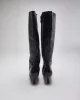 Cole Hann x Nike Air Black Leather Heeled Boots - UK4 sold by Rokit