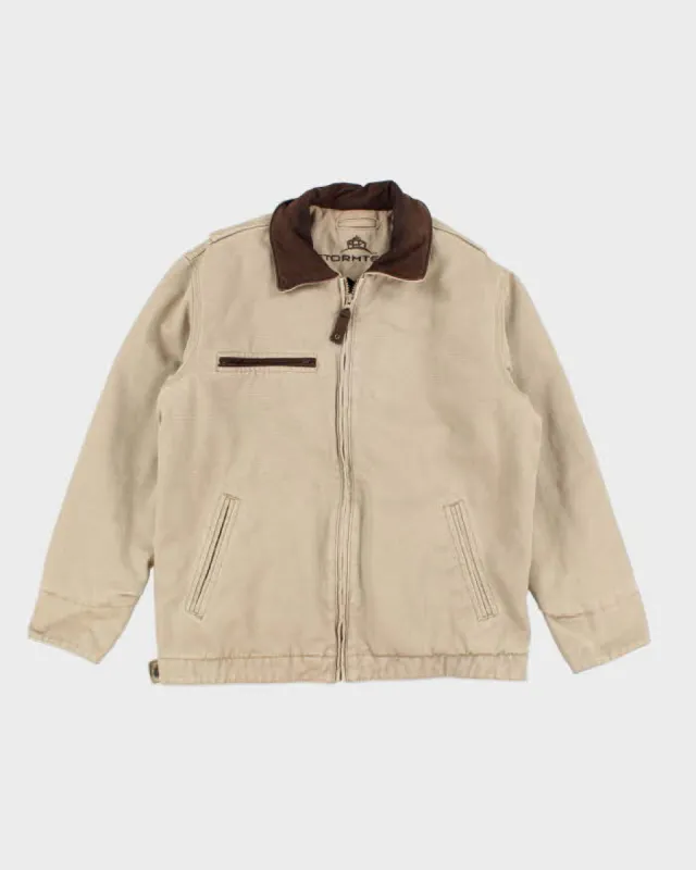 Vintage StormTech Fleece Lined Stone Workwear Jacket - S sold by Rokit