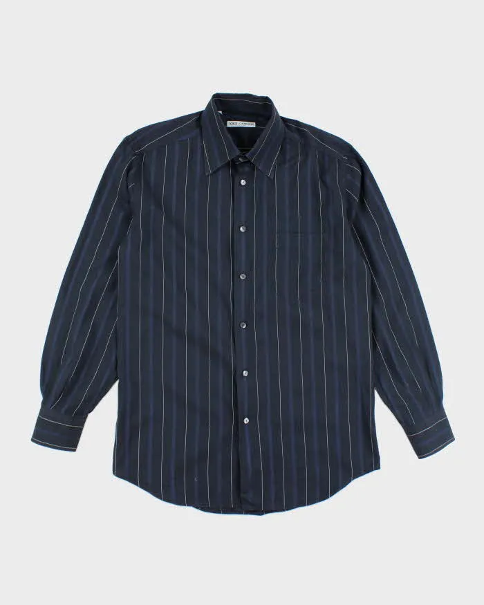 Vintage Y2K Dolce & Gabbana Striped Button Up Shirt - M sold by Rokit