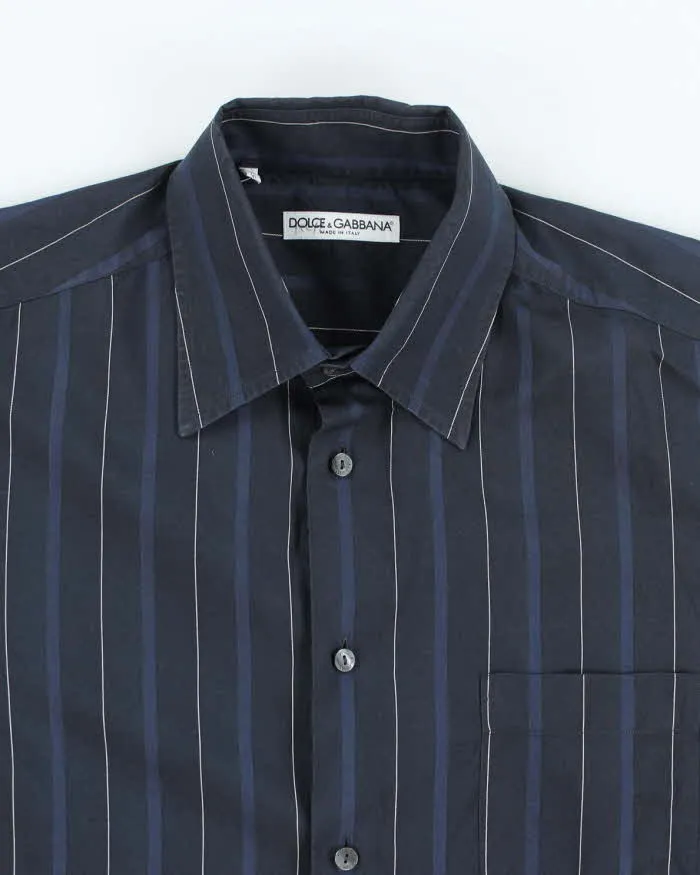 Vintage Y2K Dolce & Gabbana Striped Button Up Shirt - M sold by Rokit product image thumbnail 3