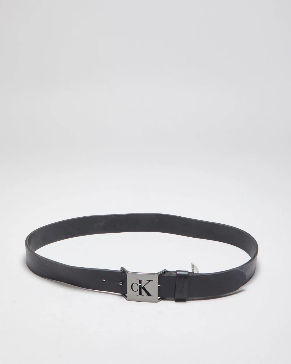 Calvin Klein Black Leather Belt - W33-W37 sold by Rokit product image thumbnail 2