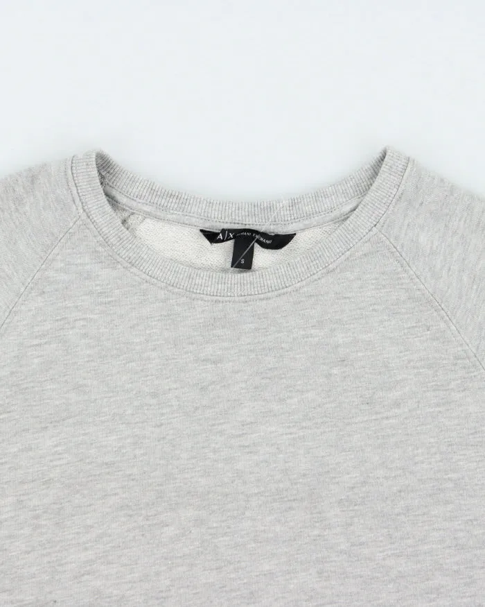 Vintage Armani Exchange Cropped Sweatshirt - S sold by Rokit product image thumbnail 3